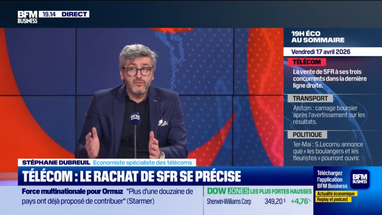 Vente de SFR à ses 3 concurrents dans la dernière ligne droite — Stéphane Dubreuil, BFM Business