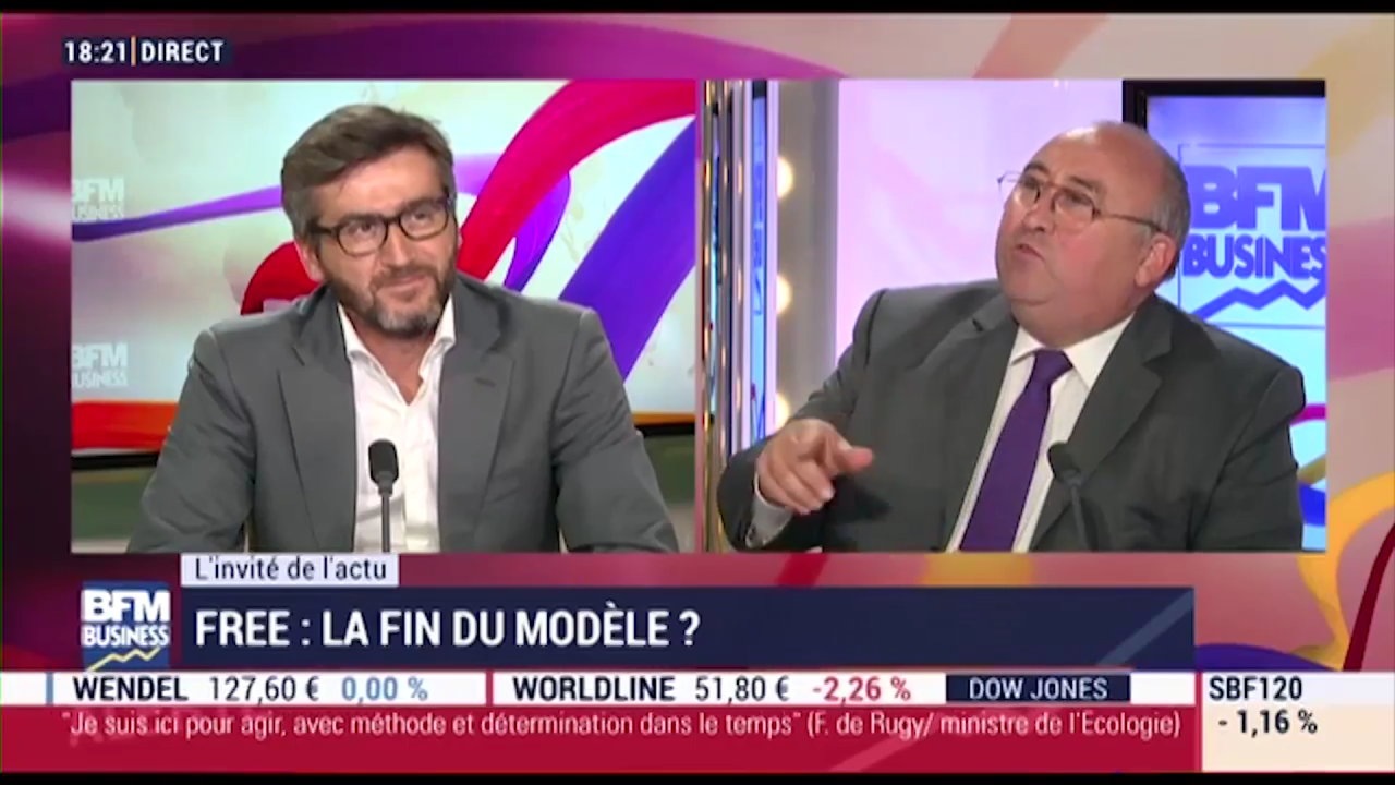 BFM Business : Free, la fin du modèle ? — Stéphane Dubreuil, BFM Business