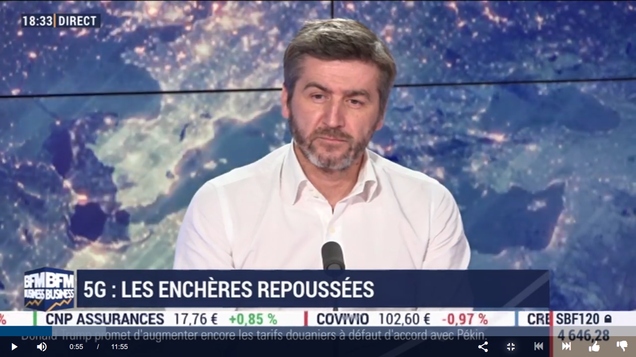 La guerre de la 5G — Stéphane Dubreuil, Radio Classique